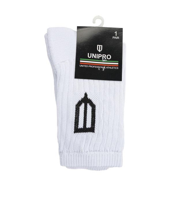 UNIPRO WOMEN-3QUARTER PERFORMANCE SOCKS-WHITE