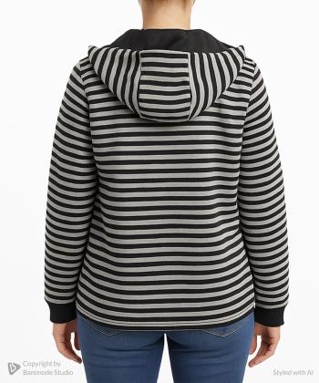 پالتو کوتاه كلاه دار زنانه آر ان اس كد 11122561