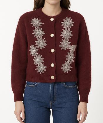 ژاکت بافت زنانه نارين مد كد 91430