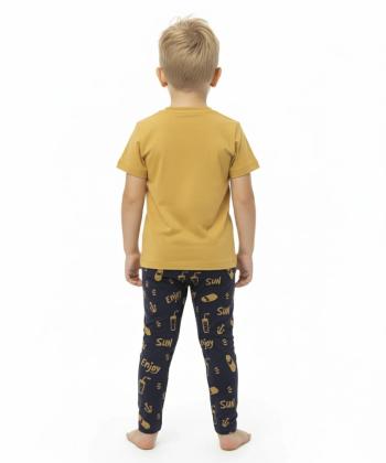 ست تیشرت و شلوار نخی پسرانه سه دو مدل 5SK37NT2081