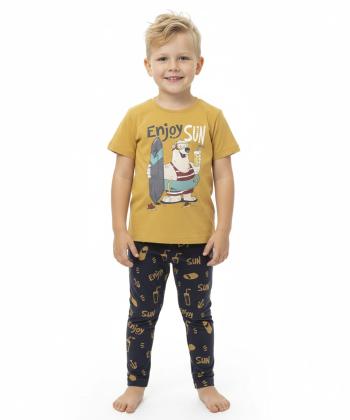 ست تیشرت و شلوار نخی پسرانه سه دو مدل 5SK37NT2081