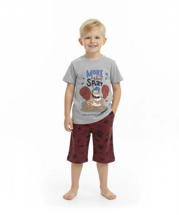 ست تیشرت و شلوارک نخی پسرانه سه دو مدل 5SK37NT2281