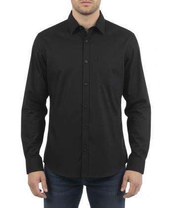 پیراهن نخی آستین بلند مردانه آر ان اس مدل 12202319