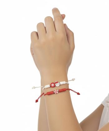 دستبند بافت و مهره دخترانه تیتیش کد 18249
