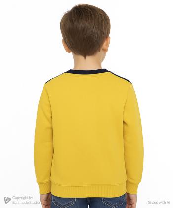 سویشرت پسرانه یو اس پولو کیدز مدل 4113B4