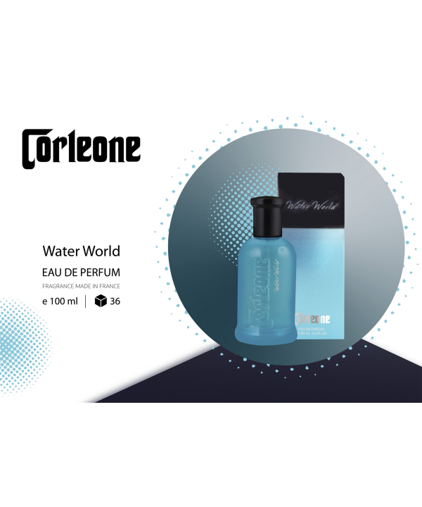 ادوپرفیوم کورلئونه مدل WATER WORLD حجم 100 میلی لیتر