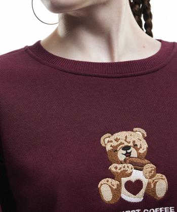 سویشرت  زنانه کوتون مدل 6WAL10106IK