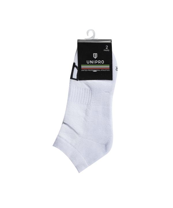 UNIPRO MEN-LOW CUT PERFORMANCE SOCKS-WHITE