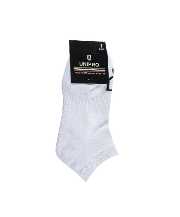 UNIPRO MEN-LOW CUT PERFORMANCE SOCKS-WHITE
