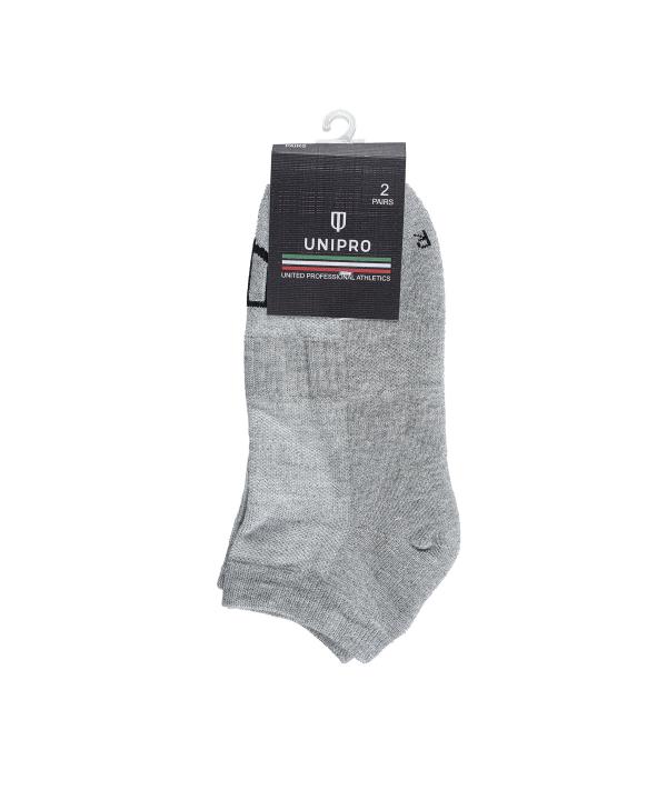 UNIPRO MEN-LOW CUT PERFORMANCE SOCKS-MELANGE LIGHT GREY