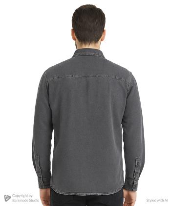 پيراهن آستین بلند جين مردانه پارتيشات كد 52532157