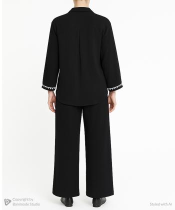 ست مانتو و شلوار زنانه نارين مد كد 842