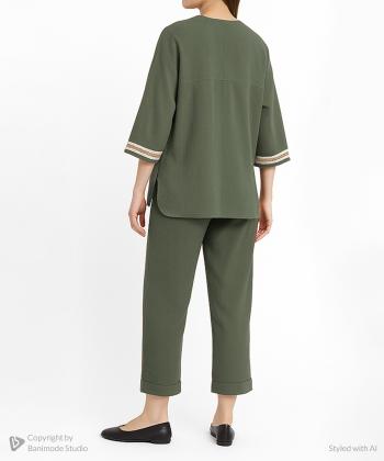 شوميز و شلوار زنانه نارين مد كد 612