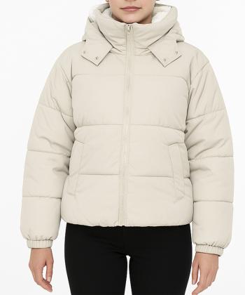 کاپشن کلاه دار زنانه ریس مدل 1176006