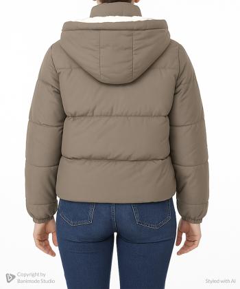 کاپشن کلاه دار زنانه ریس مدل 1176006