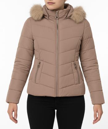 كاپشن کلاه دار زنانه پيركاردين كد JUM4406090