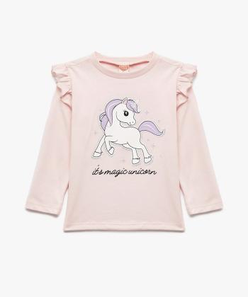 تيشرت آستين بلند نوزاد دخترانه كوتون كد 6WMG10119AK