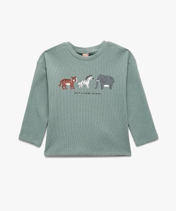 تيشرت آستين بلند نوزاد پسرانه كوتون كد 6WMB10206TK