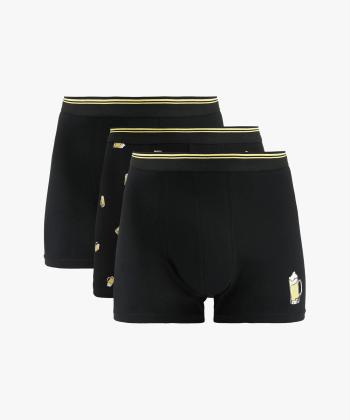 شورت باكسر مردانه بسته 3 عددي كوتون كد 6WLM90017MK