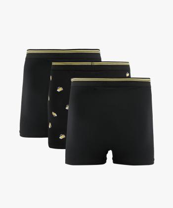 شورت باكسر مردانه بسته 3 عددي كوتون كد 6WLM90017MK