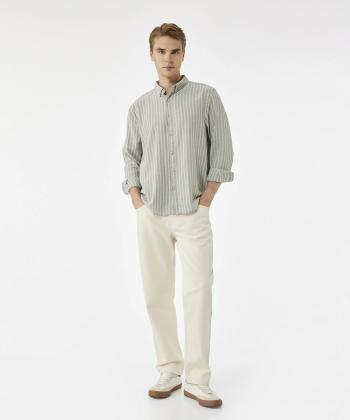 پيراهن آستين بلند مردانه كوتون كد 6WAM60105HW