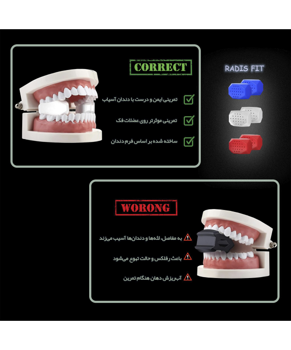 زاویه ساز فک رادیس فیت Radisfit مدل full weight