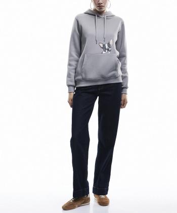 سویشرت کلاه دار زنانه کوتون مدل 6WAL10153IK