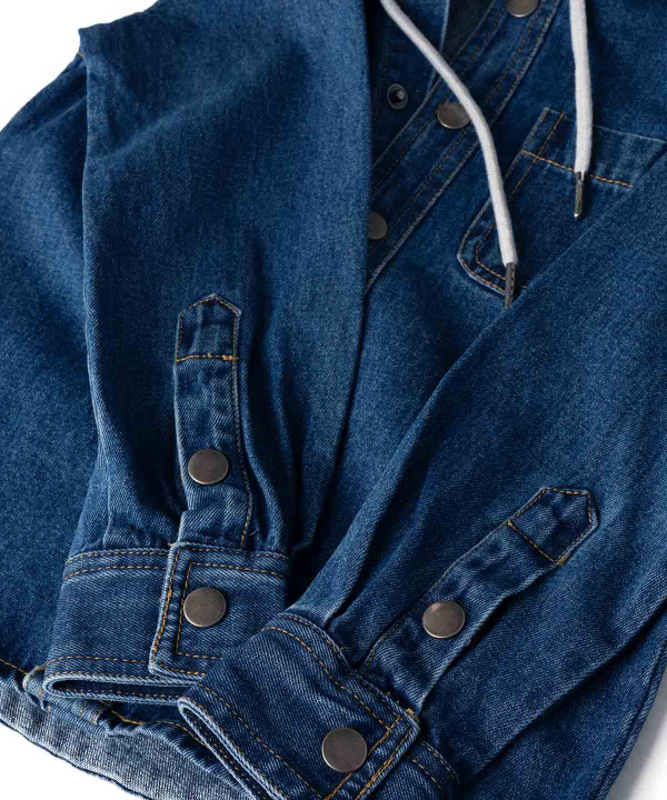 پیراهن جین کلاه دار پسرانه جوتی جینز JootiJeans کد 94031123