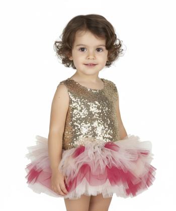 پیراهن دخترانه تیتیش مدل 11382