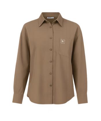 شومیز لینن آستین بلند زنانه سرژه مدل 207379