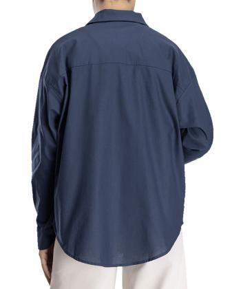 شومیز لینن آستین بلند زنانه سرژه مدل 207379