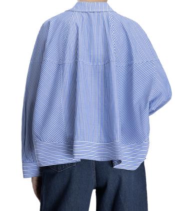 شومیز لینن آستین بلند زنانه سرژه مدل 207383