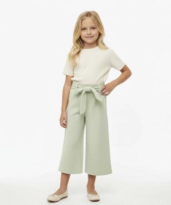 شلوار پارچه ای دخترانه کوتون مدل 5SKG40020AW