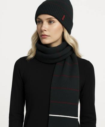 ست کلاه و شال گردن تارتن مدل 81211200121