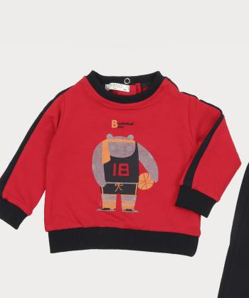 ست سویشرت آستين بلند و شلوار پسرانه پيانو كد 1993