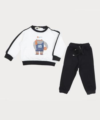 ست سویشرت آستين بلند و شلوار پسرانه پيانو كد 1993