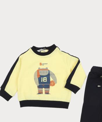 ست سویشرت آستين بلند و شلوار پسرانه پيانو كد 1993