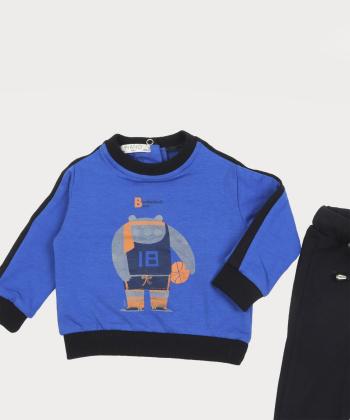 ست سویشرت آستين بلند و شلوار پسرانه پيانو كد 1993