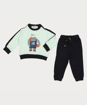 ست سویشرت آستين بلند و شلوار پسرانه پيانو كد 1993