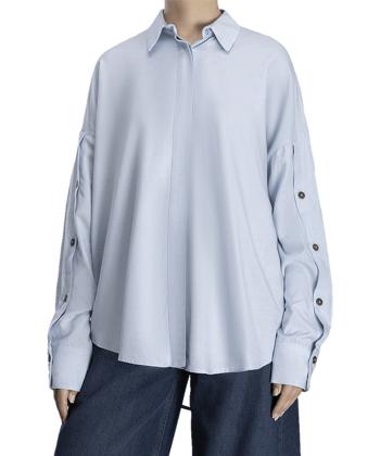 تونیک آستین بلند لینن زنانه سرژه مدل 232184