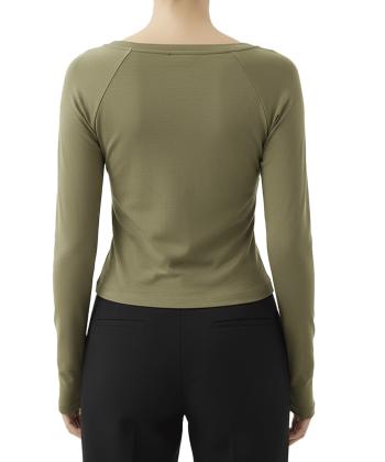 تیشرت آستین بلند زنانه سرژه مدل 243116