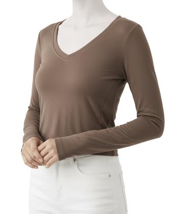 تیشرت آستین بلند زنانه سرژه مدل 243116