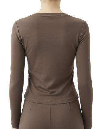 تیشرت آستین بلند زنانه سرژه مدل 243116