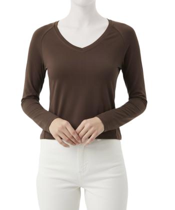 تیشرت آستین بلند زنانه سرژه مدل 243116