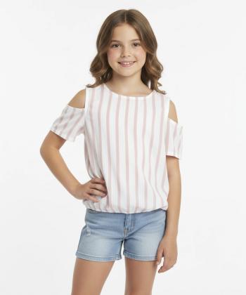 بلوز نخ پنبه دخترانه تودوک مدل am-TWD-5986