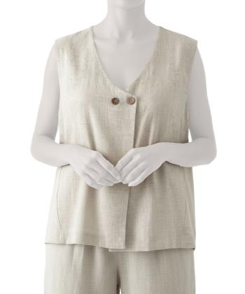 تاپ لینن زنانه سرژه مدل 202672