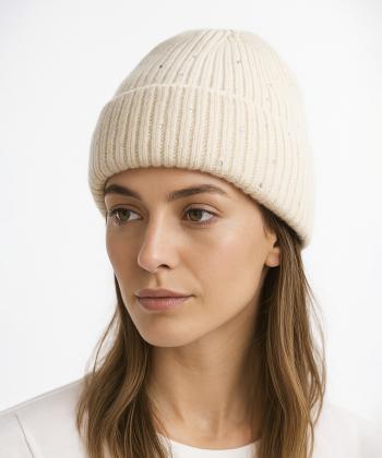 كلاه بافت زنانه نوولاشال كد 66121