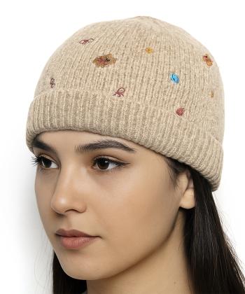 كلاه گلدوزي زنانه نوولاشال كد 66132