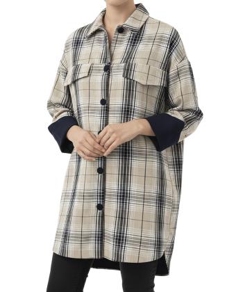 مانتو کژوال کوتاه زنانه سرژه مدل 232186