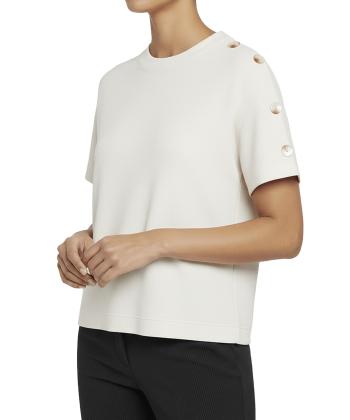 بلوز آستین کوتاه زنانه سرژه مدل 243100